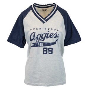 TSHIRT WOMENS BASEBALL AGGIES 1888 MV SPORT